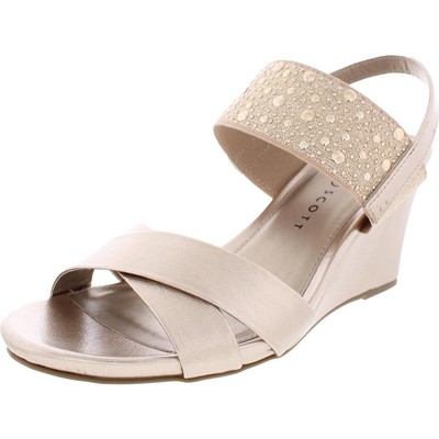 

Karen Scott Womens KS Parissa Розовые туфли на танкетке 8 Medium (B,M) BHFO 9952, Rose gold, KS Parissa