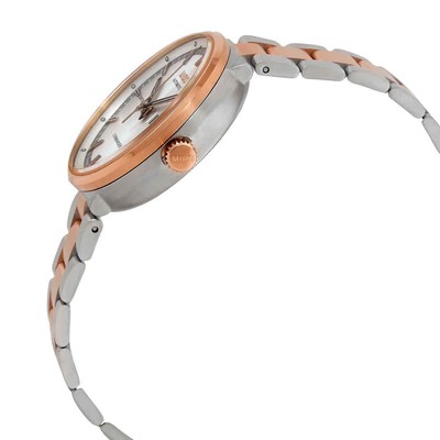 Pre-owned Mido Automatic Silver Dial Two-tone Ladies Watch M0142302203180