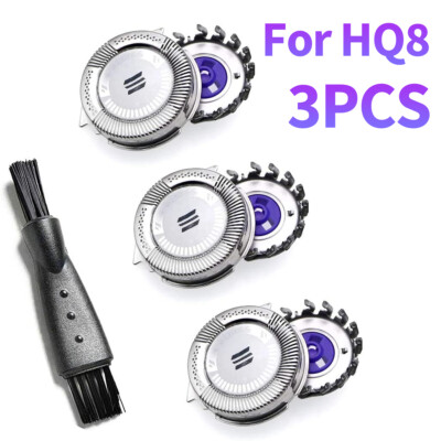 HQ8 Replacement Heads for Philips Norelco Aquatec Shavers HQ8 Heads +(Pack of 3)