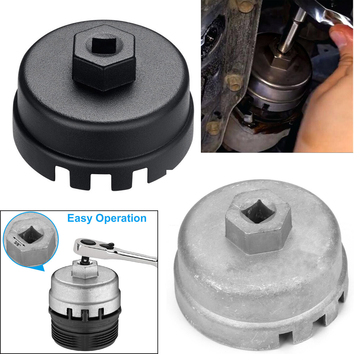 64mm Oil Filter Wrench Housing Tool For Toyota Lexus,corolla,rav4