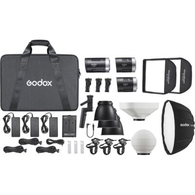 Godox ML60Bi ML30Bi Комплект светодиодных видеосигналов с 3 лампами #ML-KIT2