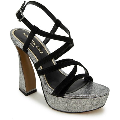 Kenneth Cole New York Womens Allen Faux Suede Platform Sandals BHFO 0936