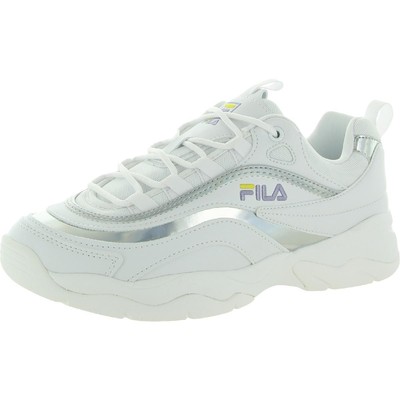 

Женские кроссовки для фитнеса Fila Ray LM из искусственной кожи BHFO 4524, White/iridescent silver, Ray LM