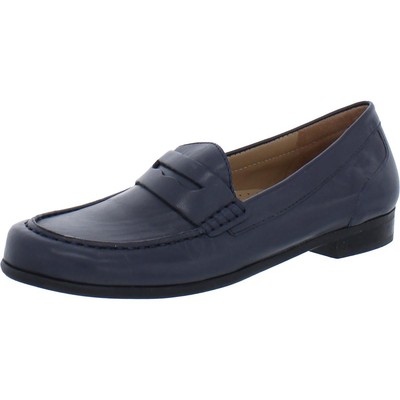 

Женские лоферы Array Harper темно-синие кожаные пенни лоферы 9 узкие (AA,N) BHFO 9779, Navy
