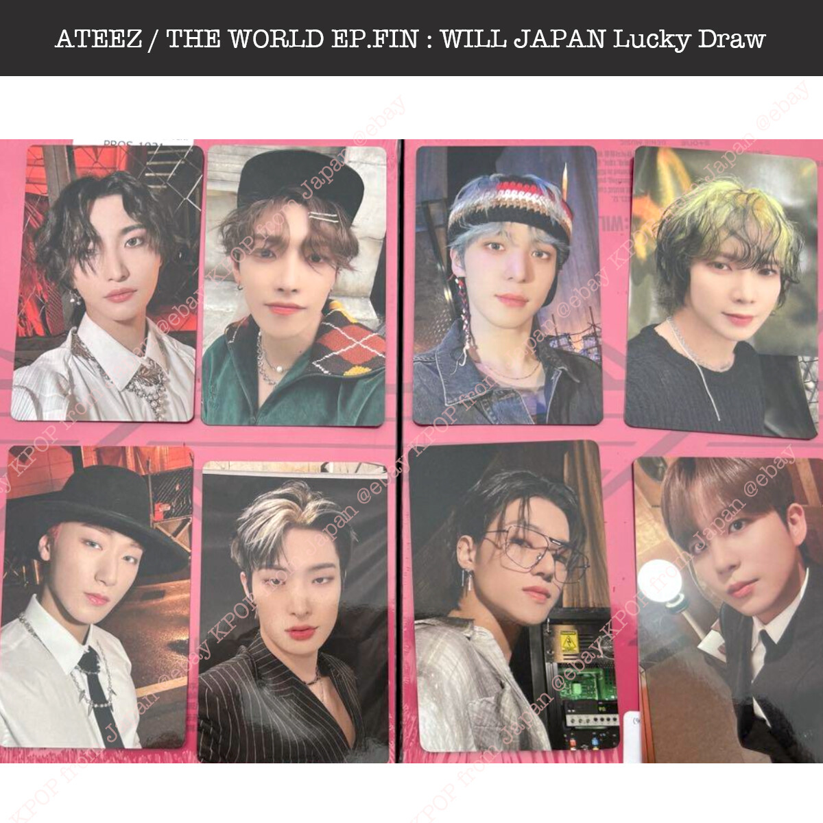 Ateez WILL MINIRECORD トレカ コンプ ミニレコ ATEEZ WILL MINIRECORD 当選者限定 韓服トレカ ユノ