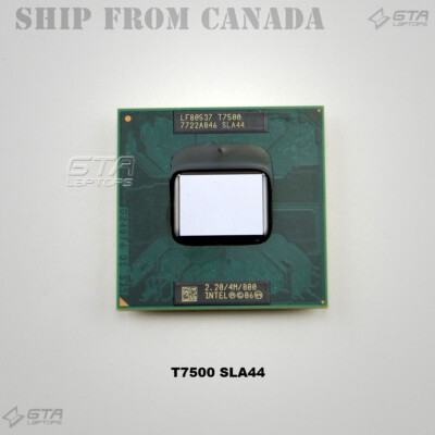 Intel Core 2  Duo T7500 2.2GHz SLA44 Socket P Dual-Core Mobile CPU