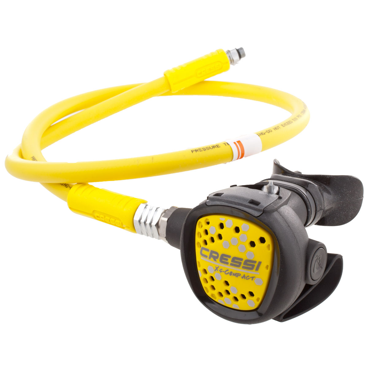NEW Cressi XS Compact Octopus Octo Scuba Dive 2nd Second Stage Regulator Yellow