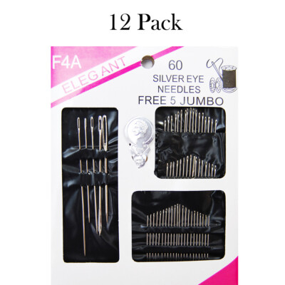 Assorted Hand Sewing Needle Kit to Thread Sewing Needles Set (60 Pcs) US Seller
