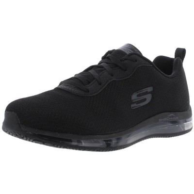 

Skechers Женские кроссовки Skech-Air Black Work Shoes 8 Medium (B,M) BHFO 5532, Черный, Skech-Air