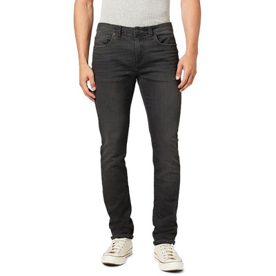 Зауженные джинсы средней посадки Hudson Mens Ash Ripped Denim BHFO 9063