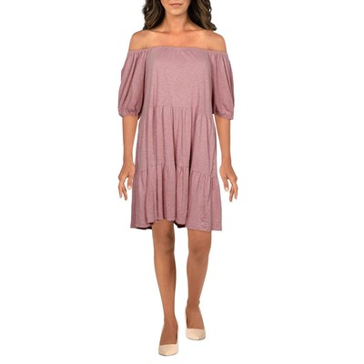 

Женское розовое дневное короткое мини-платье VELVET BY GRAHAM - SPENCER  BHFO 6800, Розовый