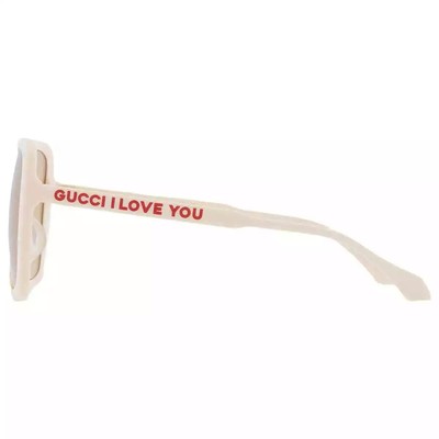GUCCI GUCCI GG0567SAN-006 IVORY SUNGLASSES