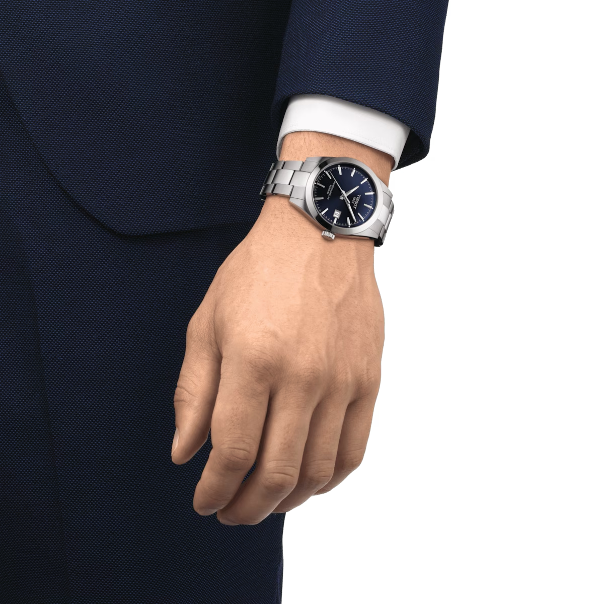 Pre-owned Tissot Gentleman Powermatic 80 Silicium Watch T127.407.11.041.00
