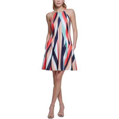 

Женское платье Vince Camuto с бретелью выше колена без рукавов с пышной юбкой BHFO 0919, Multi