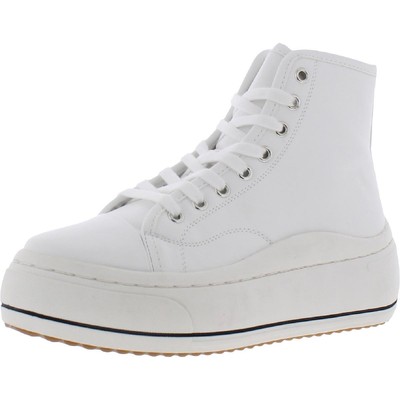 

Белые высокие кроссовки Madden Girl Renegaade 9.5 Medium (B,M) BHFO 7875, White paris
