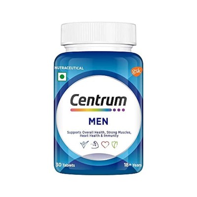 Centrum Men World No.1 Multivitamin nutrients for Health & Immunity (30 Tabs)