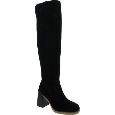 

Женские замшевые ботфорты Vince Camuto Eyana с квадратным носком BHFO 7175, Черный, Eyana