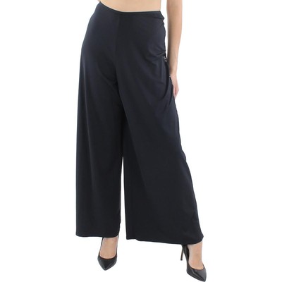 

Женские черные широкие брюки с пайетками Carmen Marc Valvo  BHFO 7283, Черный