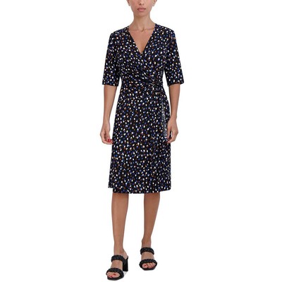 Фирменное женское черное платье-клеш для работы от Robbie Bee Petites PS BHFO 4149