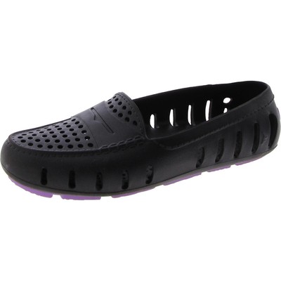 Мокасины-слипоны женские черные с вырезами, 6 средних размеров (B, M) BHFO 1527