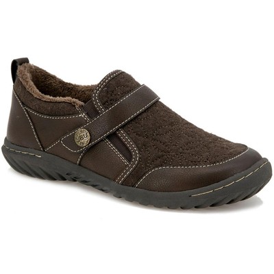 

Женские лоферы без шнуровки из искусственной кожи JBU by Jambu Tide BHFO 9121, Dark brown, Tide
