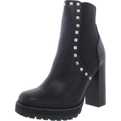 

Женские ботильоны Steve Madden Brisa из искусственной кожи с заклепками BHFO 3121, Черный, Brisa
