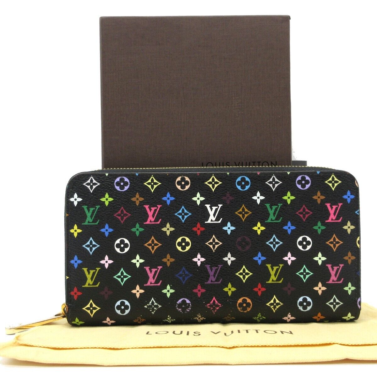 LOUIS VUITTON Zippy Wallet Monogram Multi Black Pink Spain LOUIS VUITTON Zippy Wallet Monogram Multi Black Pink Spain