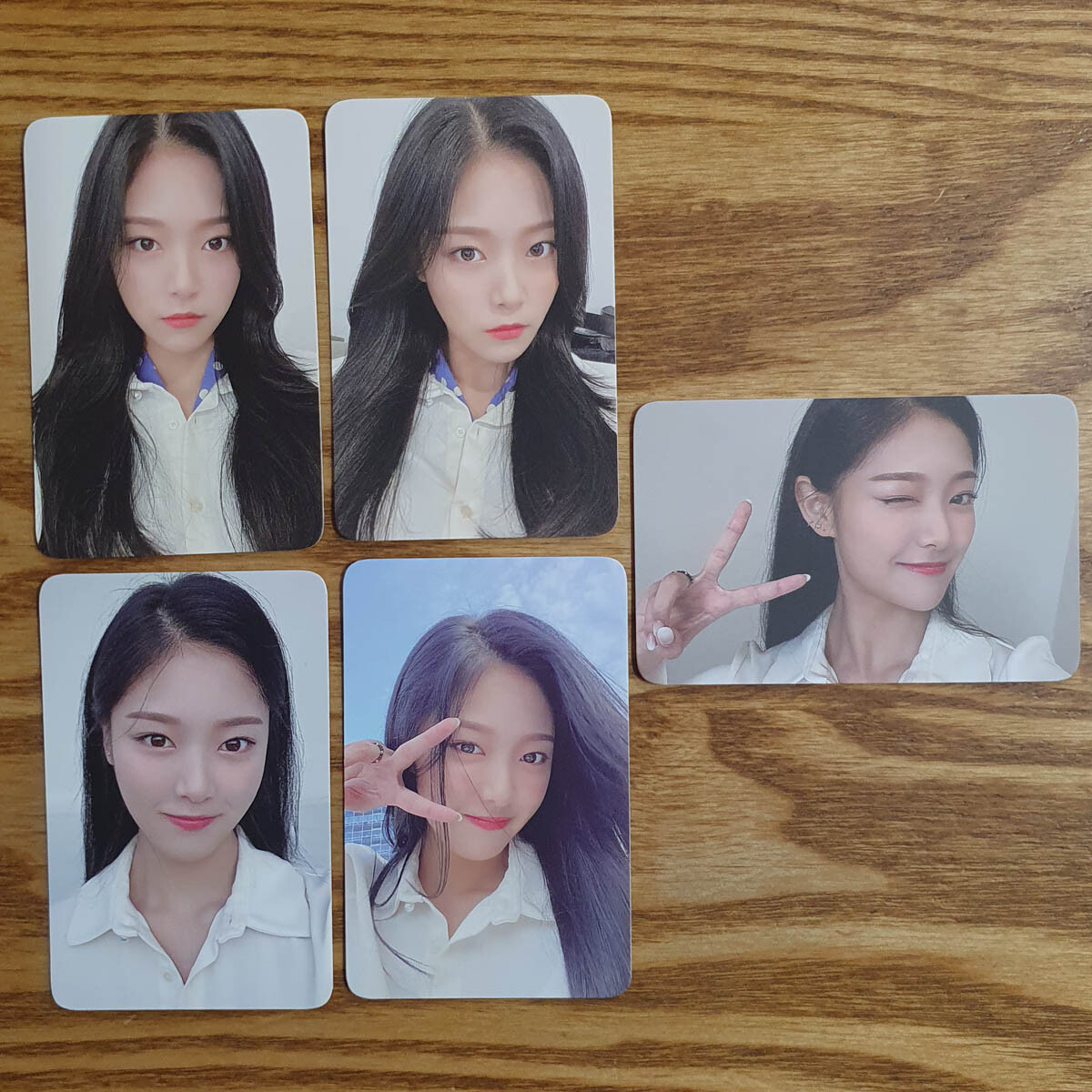 loona　FCメッセージカード　ヒジン loona FCメッセージカード ヒジン loona FCメッセージカード