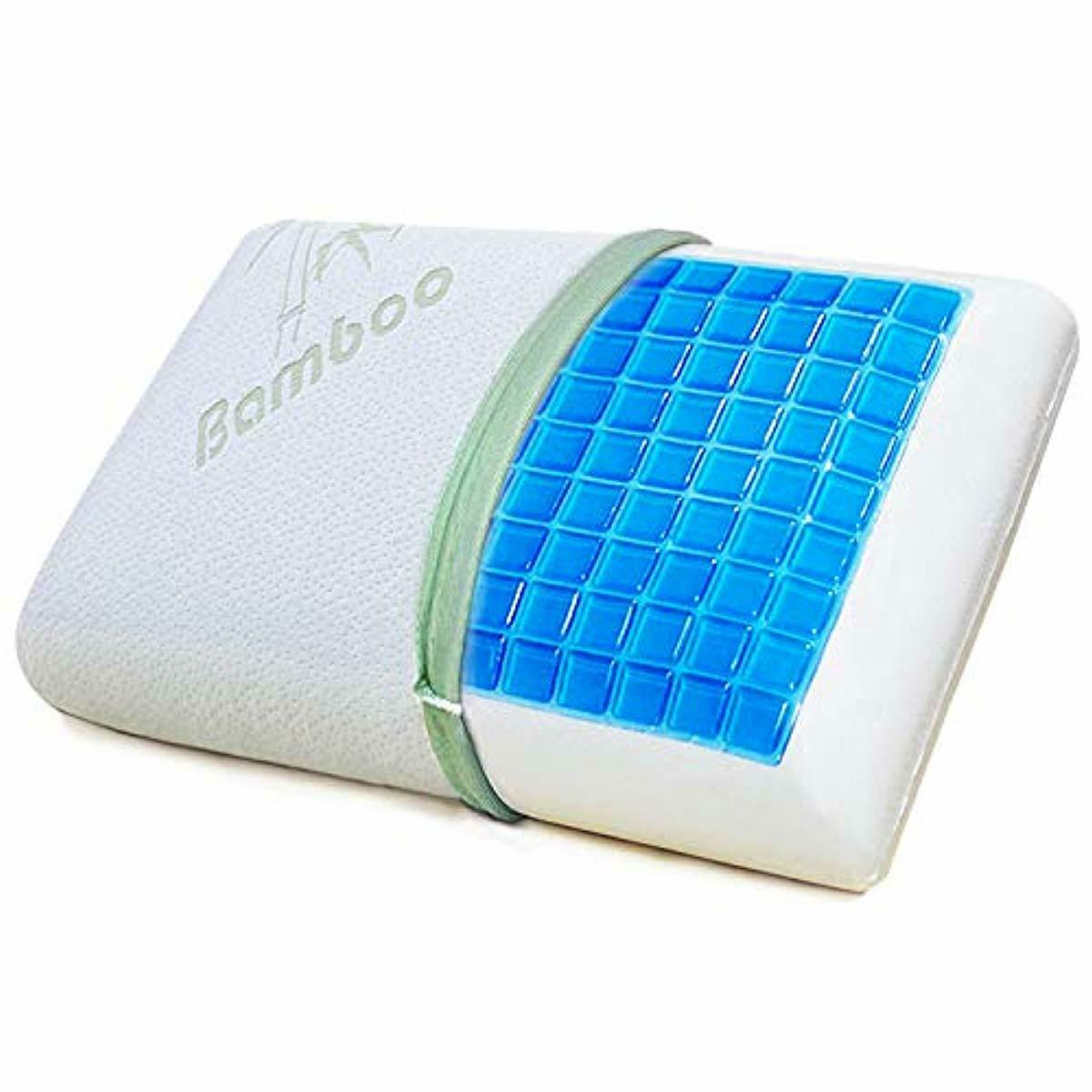 Foam Pillow For Back And Pain Bamboo Gel Sleeper Remova Stomach