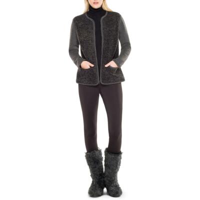 

Женская шерстяная легкая куртка Max Studio весна/осень BHFO 5968, Heather charcoal, 5211H76