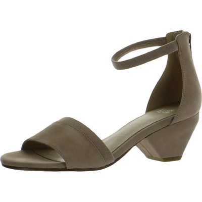 

Женские бежевые кожаные туфли на каблуке Eileen Fisher Mirth-Tn 9 Medium (B,M) BHFO 2571, Бежевый