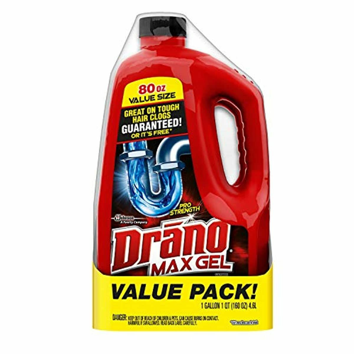 Drano Max Gel Dain Clog Remover and Cleaner for Shower, Sink Drains