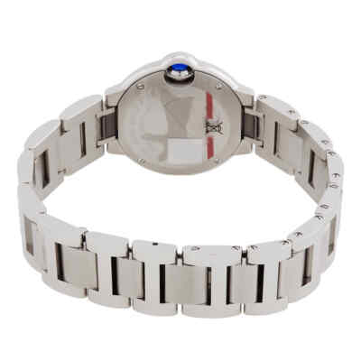 Pre-owned Cartier Ballon Bleu De  Quartz Diamond Ladies Watch Crw4bb0030