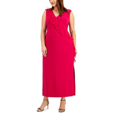 

Розовое женское вечернее платье макси цвета Scuba Connected Apparel, мощность 22 Вт, BHFO 3331, Fuschia