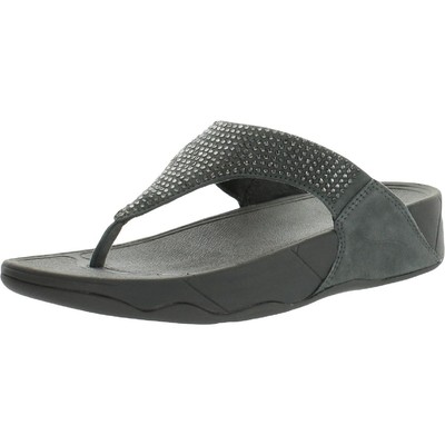 

Женские серебряные замшевые сандалии Fitflop Rokkit 8 Medium (B,M) BHFO 2318, Silver nova, Rokkit