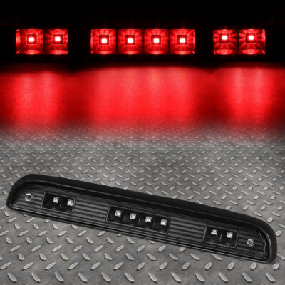 ДЛЯ 92-97 FORD F150 F250 F350 СВЕТОДИОДНЫЙ ТРЕТИЙ ЗАДНИЙ СТОП-СИГНАЛ СТОЯНОЧНЫЙ ФОНАРЬ ЧЕРНЫЙ