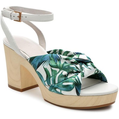 

Женские зеленые босоножки Sanctuary в стиле регги на блочном каблуке 9, средний (B,M) BHFO 2627, Green multi/milk, Reggae