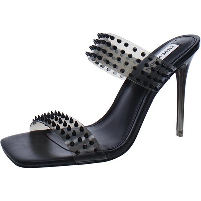 

Черные туфли на каблуке с шипами Steve Madden Lunna 5.5 Medium (B,M) BHFO 8533, Черный