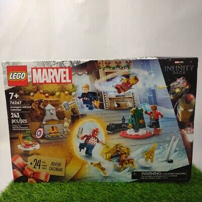 New Lego Marvel Avengers Advent Calendar 76267 Ages 7+ With 243 Pieces Sealed