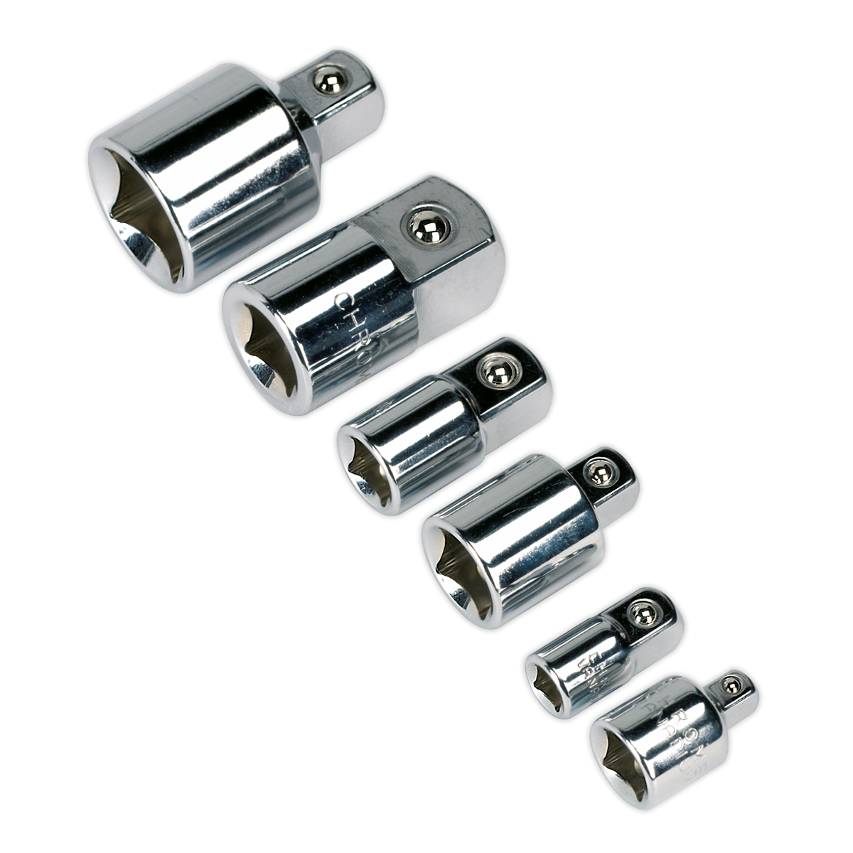 Sealey Caja De Enchufe Reductor Especie En Evolucion Progresiva Convertors Adaptador Set 6pc Ebay