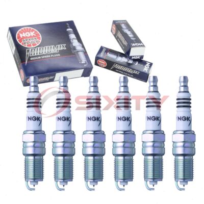6 pcs NGK Iridium IX Spark Plugs for 1996-2005 Chevrolet Blazer 4.3L V6 - gu