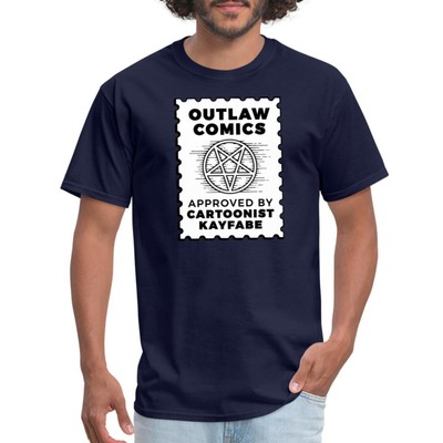 Outlaw Comics Approved By Cartoonist Kayfabe Men's T-Shirt