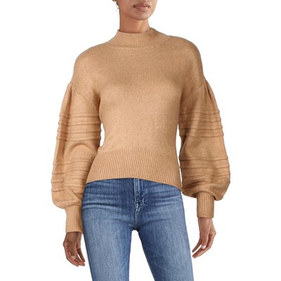 1.Укороченный вязаный свитер с имитацией водолазки State Womens Tan, топ XL BHFO 5260