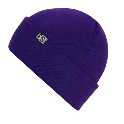BlackStrap Essential Acrylic Beanie Unisex Purple One Size Fits Most New