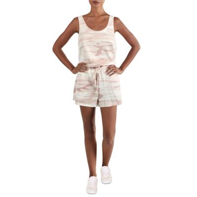 

Альтернативный женский розовый камуфляжный уютный комбинезон на шнурке  BHFO 8248