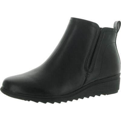 Easy Spirit Womens Yuna 3 Black Ankle Booties Shoes 8 Wide (C,D,W) BHFO 5519