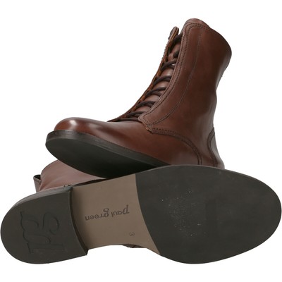 PAUL GREEN PAUL GREEN BOOTS 9962-032, GLATTLEDER, BRAUN, DAMEN