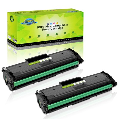 2-PK/Pack Black MLT-D101S Toner For Samsung ML-2165W SCX-3405W SCX3400 ML-2160