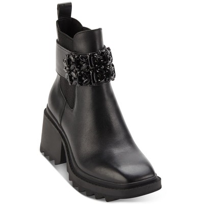 Женские кожаные ботильоны Karl Lagerfeld Paris, украшенные драгоценными камнями, BHFO 4003