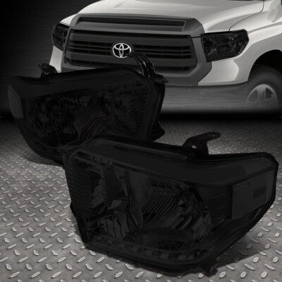 ДЛЯ 14-21 TOYOTA TUNDRA С ДЫМЧАТЫМ КОРПУСОМ И ПРОЗРАЧНЫМИ УГЛОВЫМИ ЛАМПАМИ ДЛЯ ЗАМЕНЫ ФАР